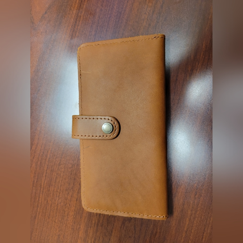 Portland Leather Goods Bifold Wallet, Honey